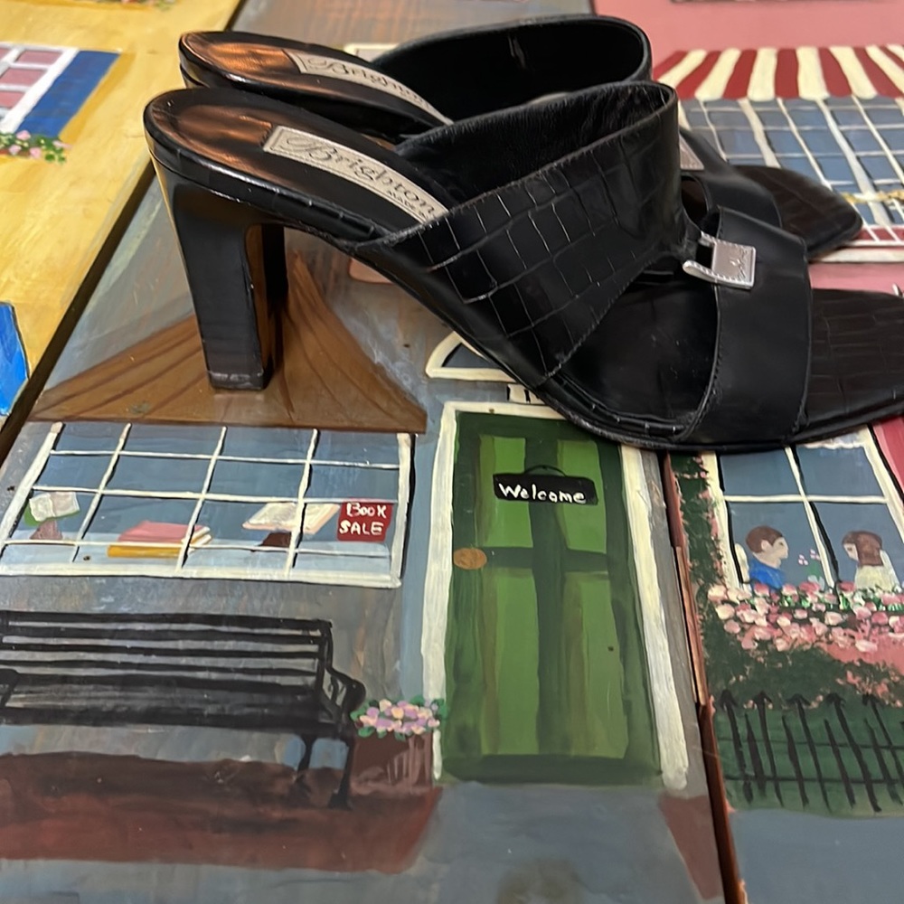 Brighton “Ryan” black leather sandals - Picture 10 of 11
